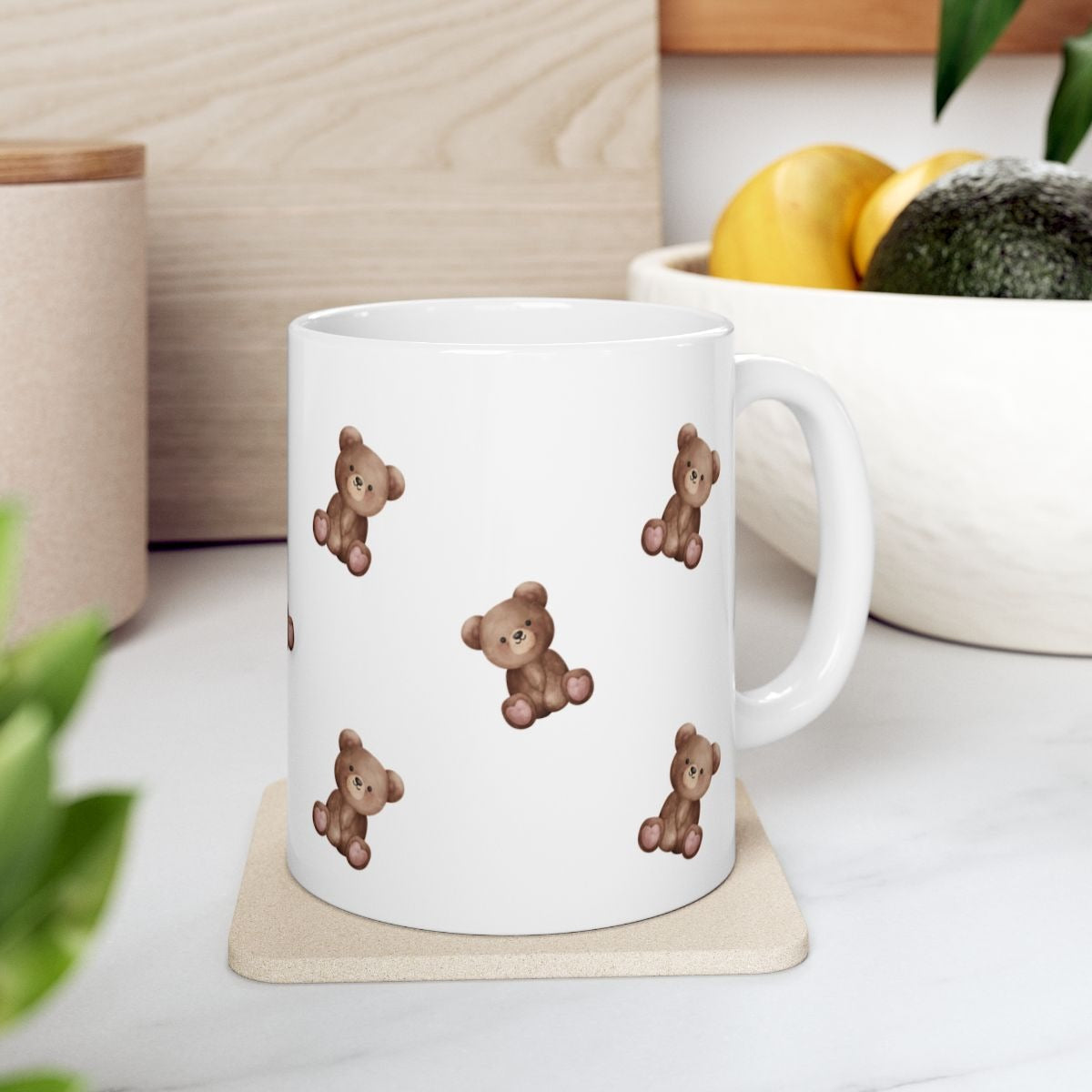 Brown Teddy Ceramic Mug || 350ML