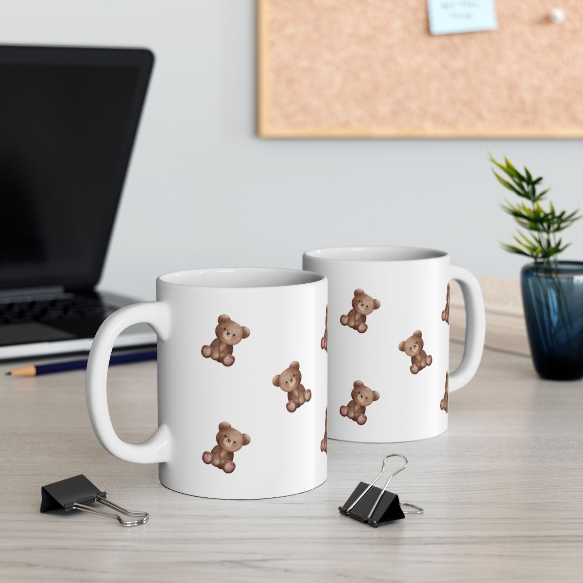 Brown Teddy Ceramic Mug || 350ML