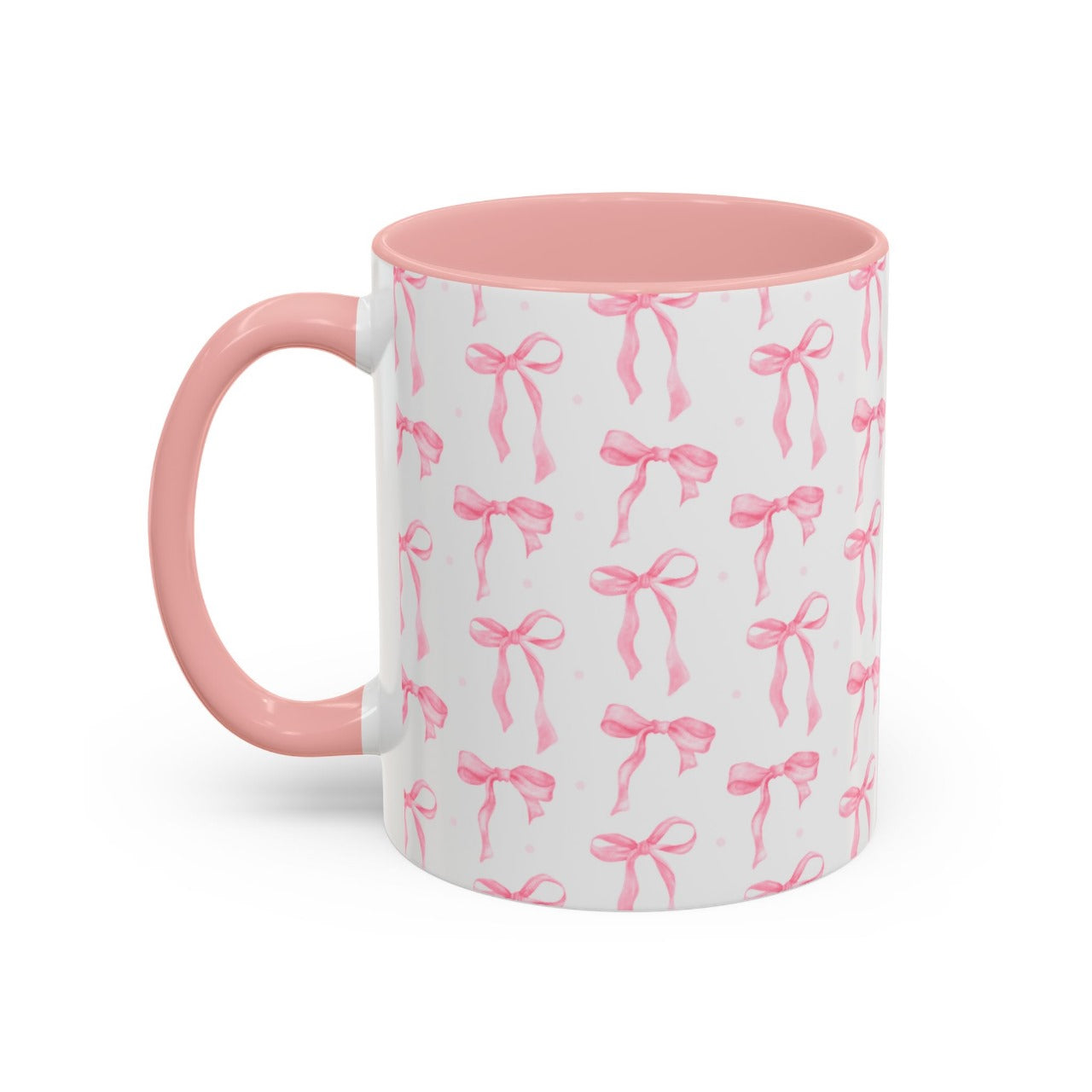 Pink Bow Ceramic Mug || 350ML