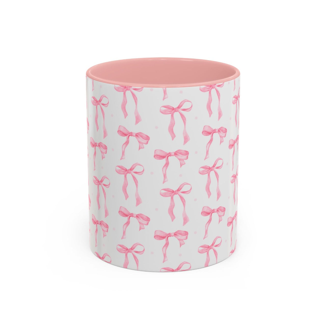 Pink Bow Ceramic Mug || 350ML