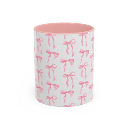 Pink Bow Ceramic Mug || 350ML