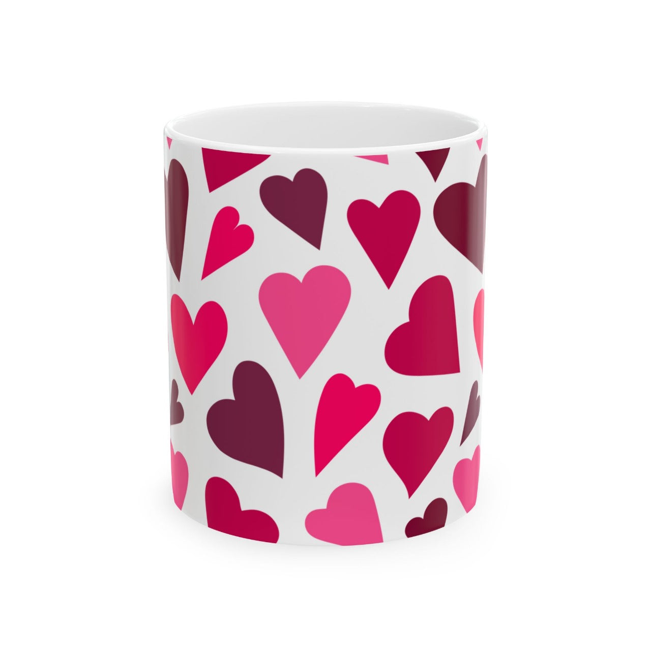 Red Hearts Ceramic Mug || 350ML