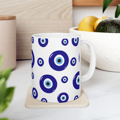 Evil Eye Ceramic Mug || 350ML