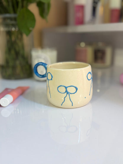 Blue Ribbon Ceramic Mug